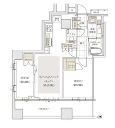 アトラス三田 間取り F1タイプ