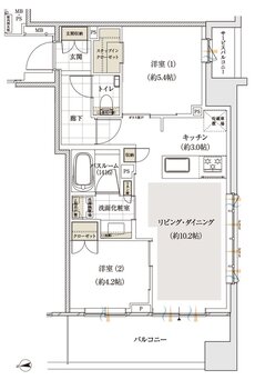 アトラス三田 間取り Gタイプ