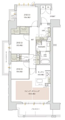 ジオ桜山グラン 間取り A type