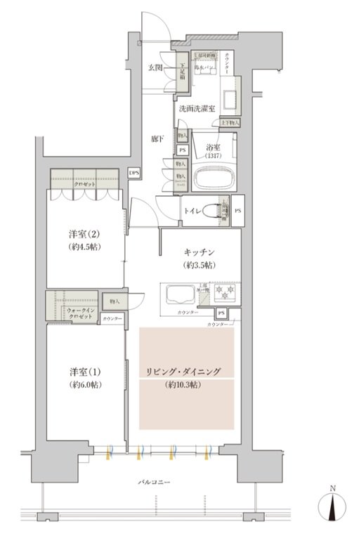 ジオ桜山グラン 間取り B type