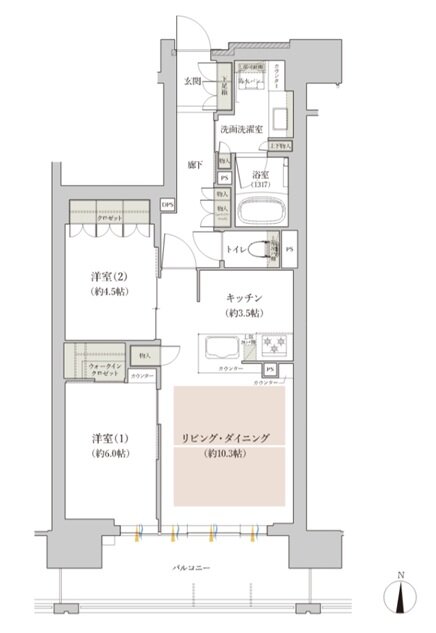 ジオ桜山グラン 間取り B type