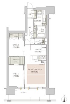 ジオ桜山グラン 間取り B typeMENU PLAN1