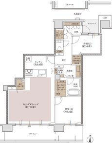 エンブレム徳島 間取り II-Pタイプ（弐番館 先着順）