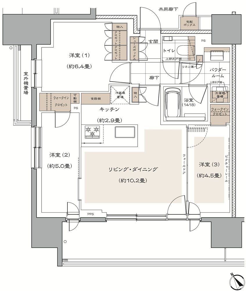 ヴィークハウス目黒 間取り A type