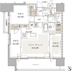 ヴィークハウス目黒 間取り A type