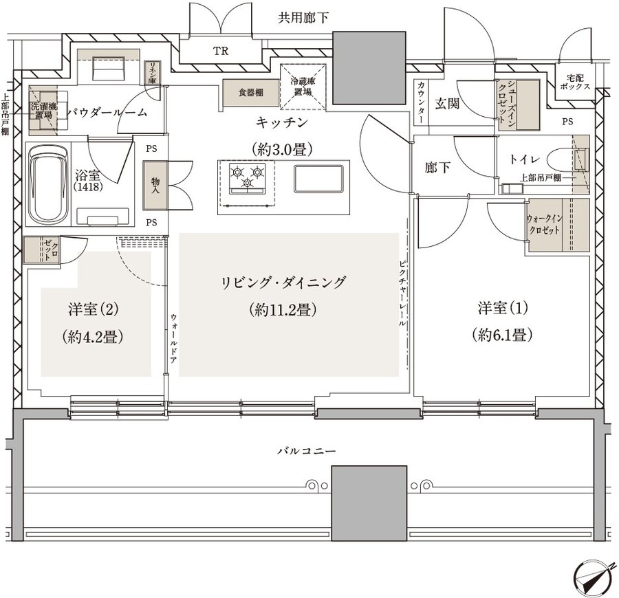 ヴィークハウス目黒 間取り C1 type