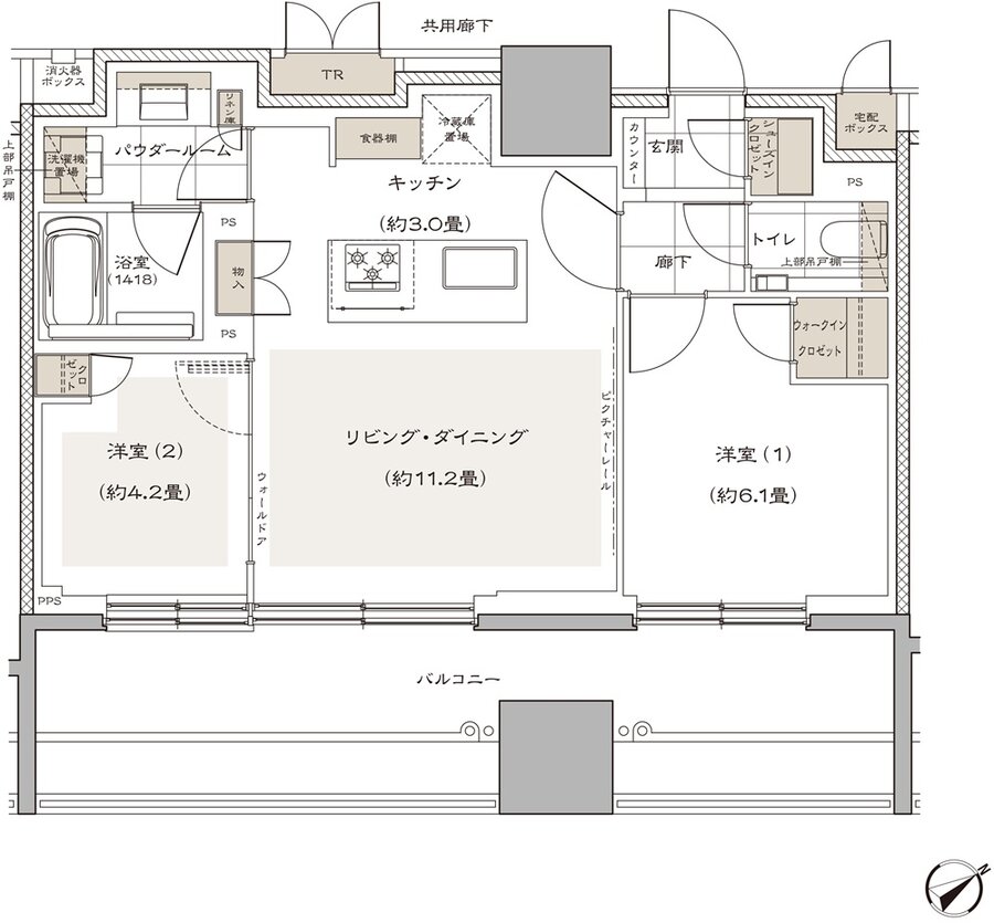 ヴィークハウス目黒 間取り C1 type