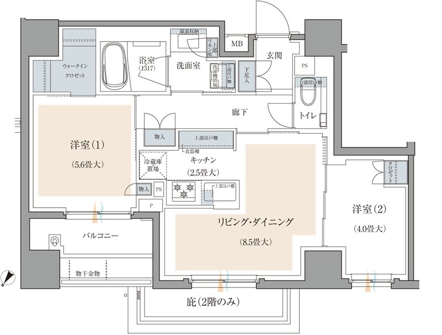 ブランズ巣鴨三丁目 間取り A TYPE