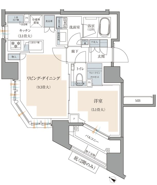 ブランズ巣鴨三丁目 間取り B TYPE