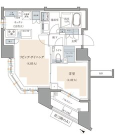 ブランズ巣鴨三丁目 間取り B TYPE