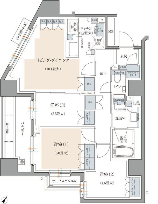 ブランズ巣鴨三丁目 間取り C TYPE
