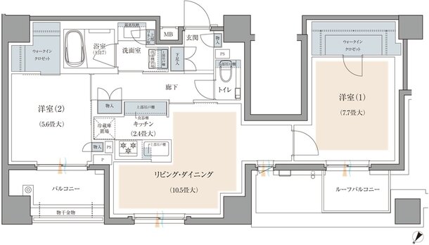 ブランズ巣鴨三丁目 間取り D TYPE