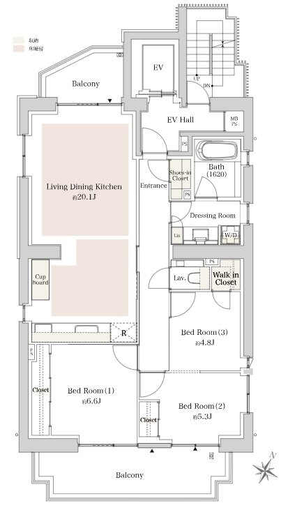 ロイヤルシーズン九段南 間取り Aタイプ メニュープラン(有償)