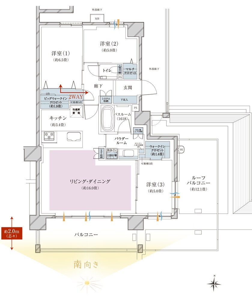 ヴェレーナ西新井ザ・ハウス 間取り Gr TYPE