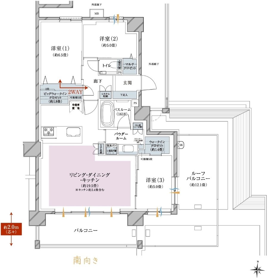 ヴェレーナ西新井ザ・ハウス 間取り Gr TYPE