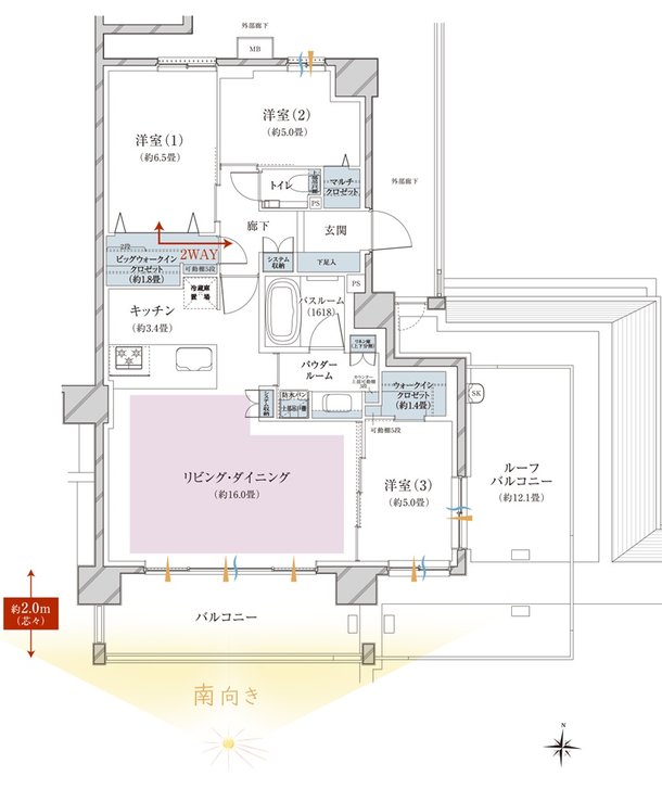 ヴェレーナ西新井ザ・ハウス 間取り Gr TYPE
