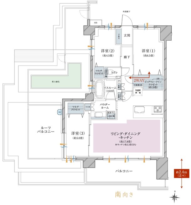 ヴェレーナ西新井ザ・ハウス 間取り Jr TYPE