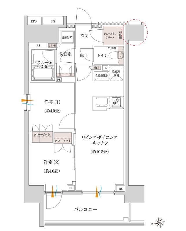 イノバス上前津 間取り Aタイプ