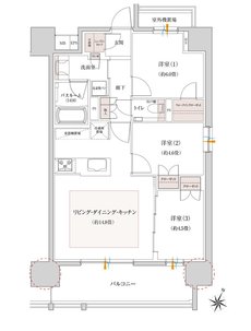 イノバス金山熱田 間取り Cタイプ