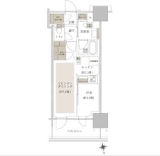 ルネタワー八王子 間取り 35A1 TYPE