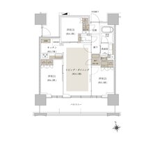 ルネタワー八王子 間取り 70A1 TYPE