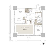 ルネタワー八王子 間取り 80A1 TYPE
