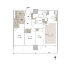 ルネタワー八王子 間取り 90B TYPE