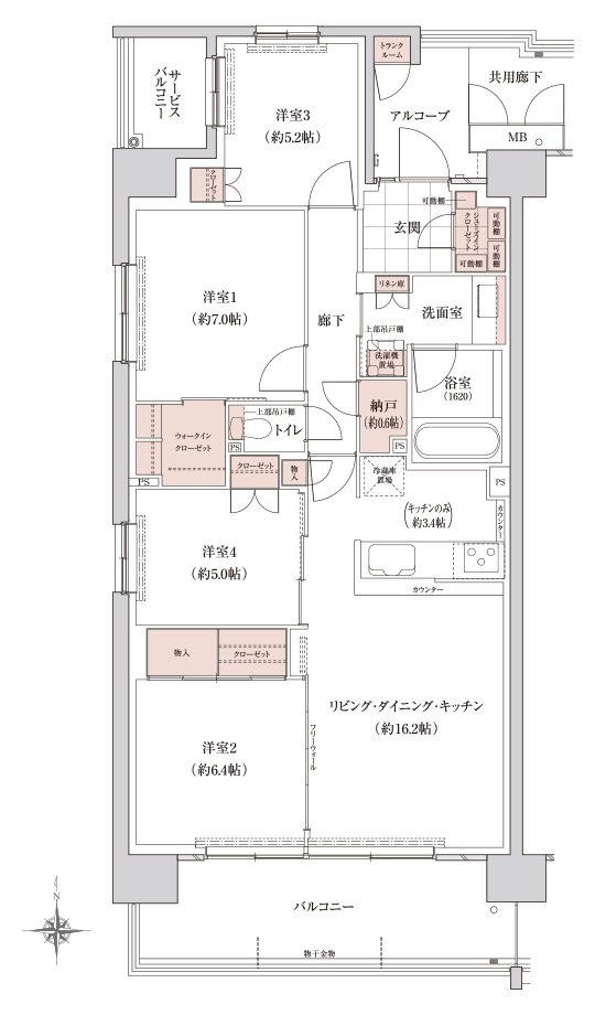 （仮称）メイキタPROJECT 間取り I-D TYPE