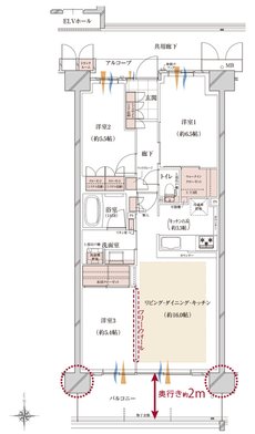(仮称)メイキタPROJECT 間取り I-I TYPE