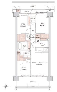 （仮称）メイキタPROJECT 間取り I-Q 2 TYPE