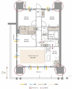 サーパス草津 間取り Aタイプ