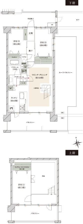 ヴェレーナグラン府中美好 間取り CKmr TYPE
