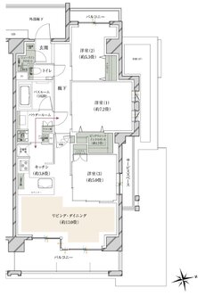 ヴェレーナグラン府中美好 間取り CE TYPE