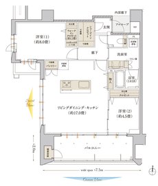 デュオヒルズ石垣真栄里 間取り Eタイプ