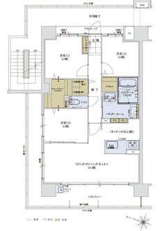 アルファステイツ野芥駅II 間取り A type