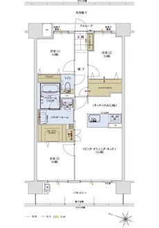 アルファステイツ野芥駅II 間取り C type