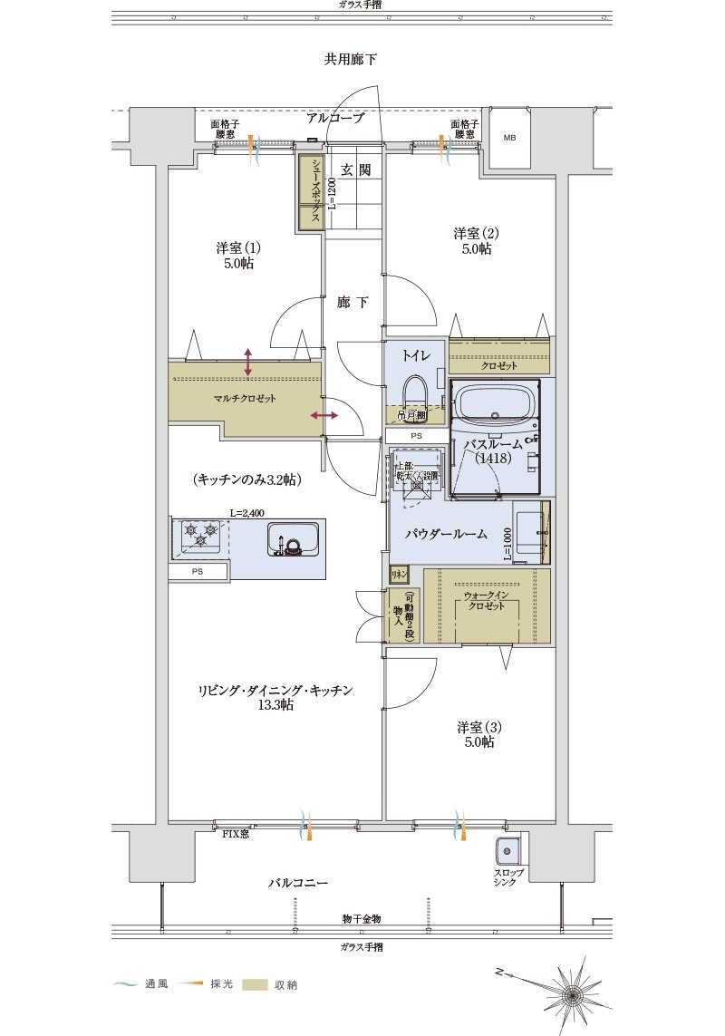 アルファステイツ野芥駅II 間取り D type