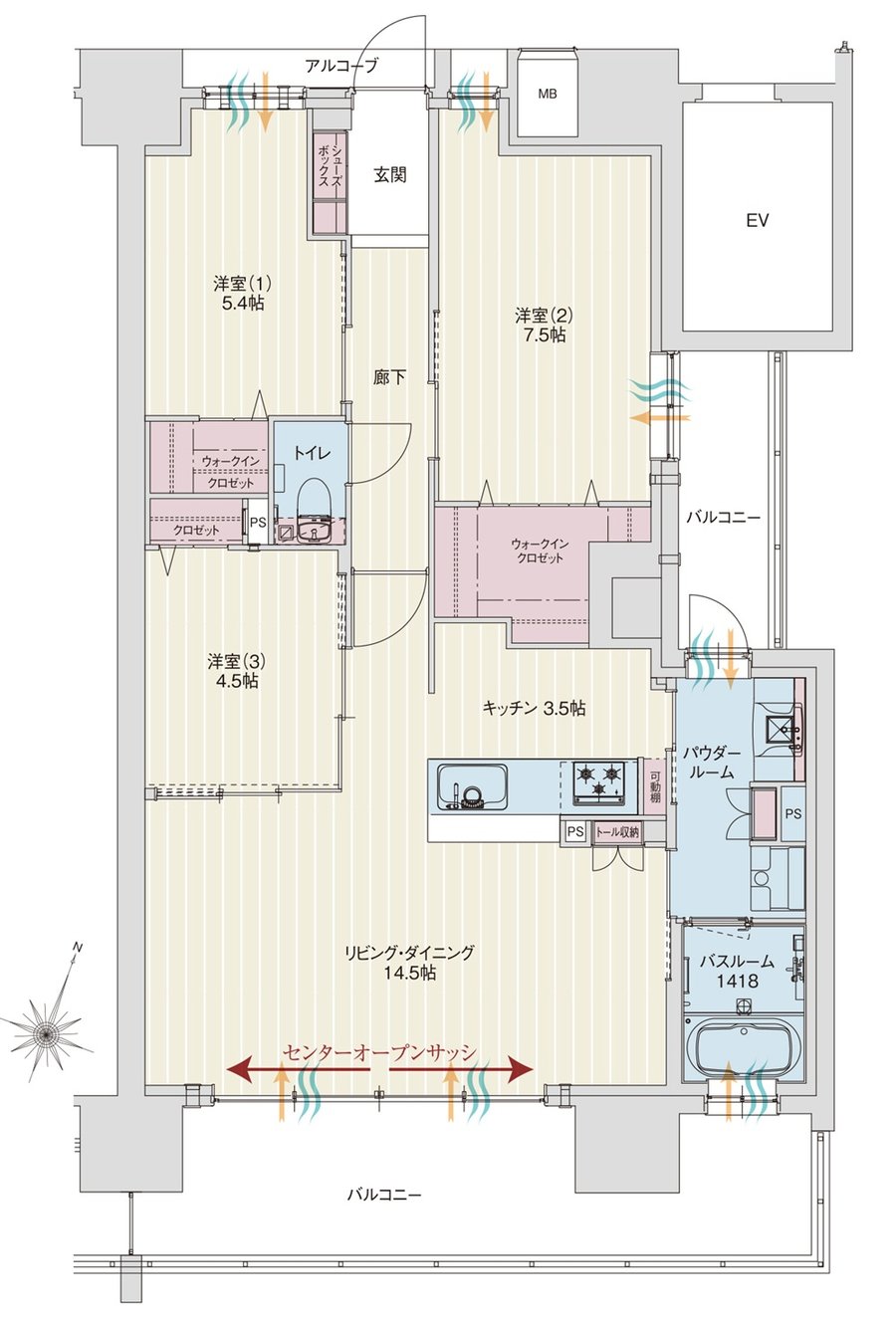 アルファステイツ新潟駅南口 間取り D