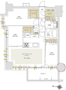 プレシス追浜駅前 間取り Iタイプ
