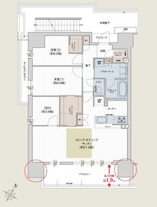 プレサンス ロジェ 四日市駅SOUTH 間取り Aタイプ（MENU3）