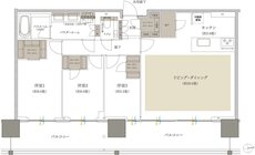 プレミストタワー船橋 間取り 95C type