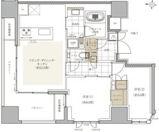 ザ・ライオンズ本郷 間取り D2 TYPE