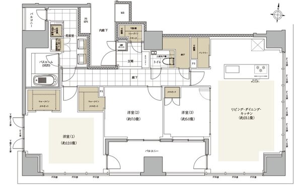 ザ・ライオンズ本郷 間取り I2 TYPE