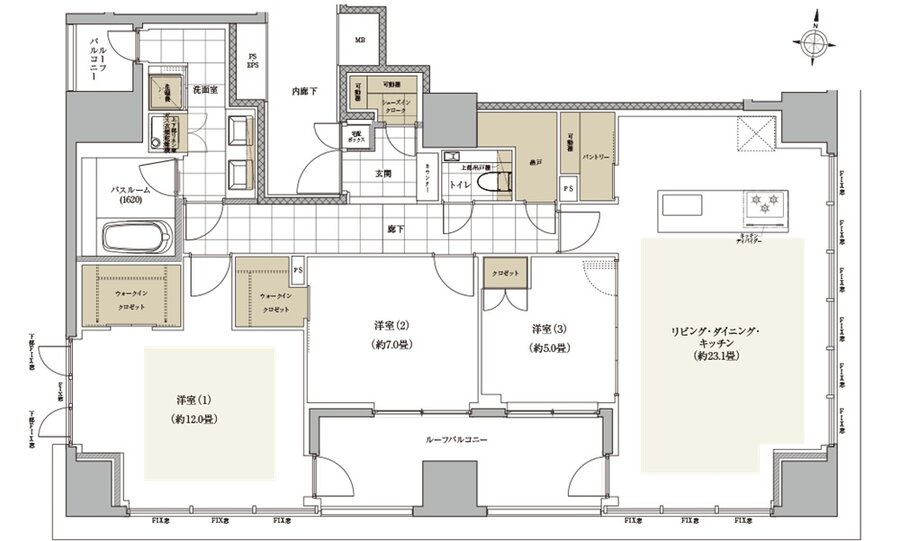 ザ・ライオンズ本郷 間取り I1 TYPE