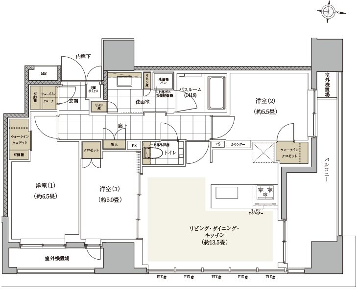ザ・ライオンズ本郷 間取り G2 TYPE