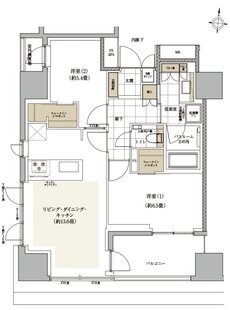 ザ・ライオンズ本郷 間取り A2 TYPE