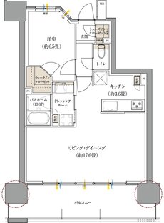 サーパス熊谷銀座レジデンス 間取り Cタイプ（メニュープラン）
