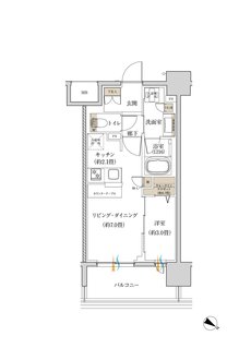 ウエリス赤坂BAYSIDE 間取り B2 type