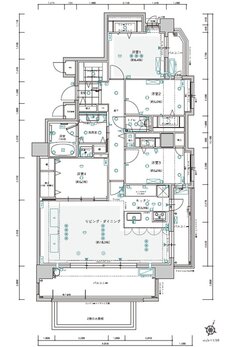フリーディア大濠公園レジデンス 間取り C typeセレクト1