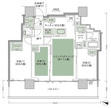 W CITY TOWERS 間取り WD-3 type